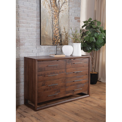 Branchville Solid Wood 60'' W 8 - Drawer Dresser