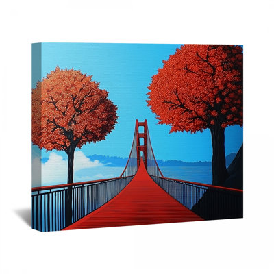 Bridge Canvas Wrap - Architecture Wall Decor