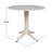 Extendable Round Solid Wood Dining Table-87227699