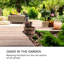 Blumfeldt Outdoor Wood Urn Fountain