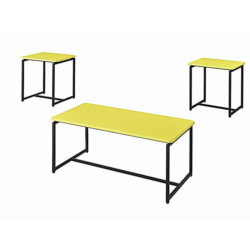 Ensemble de 3 tables basses et tables de bout Gaetano