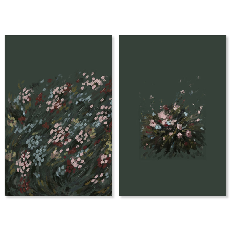 Subtle Universe Set Abstract Canvas Print by Oliver Gal, Black Frame, 10 x 15, 20"H x 30"W, Gallery Wrapped