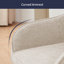 Scandinavian Soft Textured Armchair Upholstered with Thickened Cushion Dining Chair-1496453478-1496453473