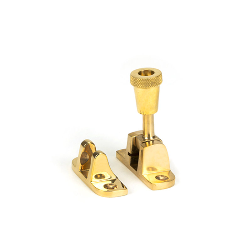 Window Closer, Polished Brass
