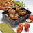 Rachael Ray Hard Anodized Nonstick Roaster/Roasting Pan with Dual-Height Rack, 16 inch x 12 inch