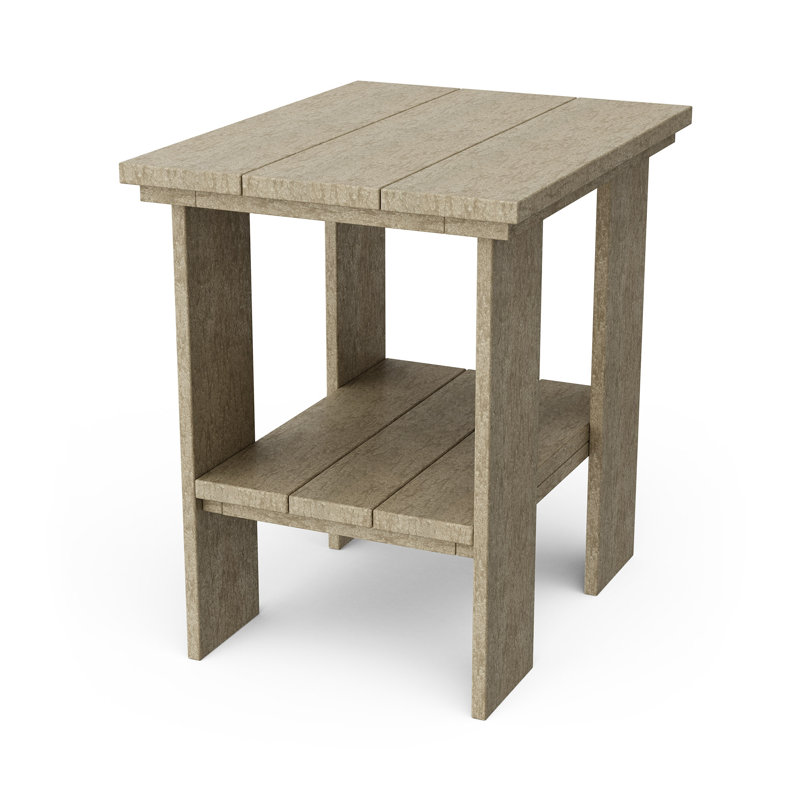 Table d'appoint contemporaine, Bois patiné