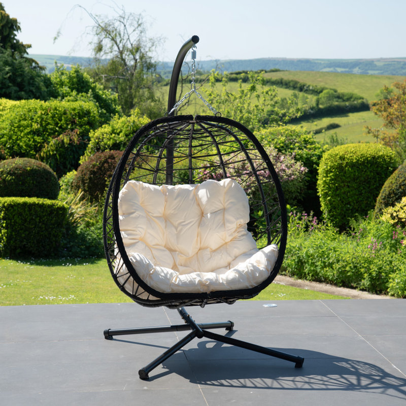 Hebden Garden Hanging Egg Chair, White