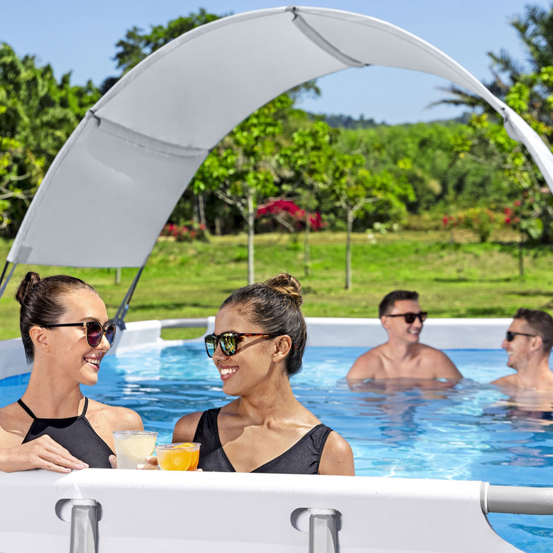 Bestway Flowclear UPF 40+ Canopy For 6' To 11' Wide Rectangular Or Oval Pools
