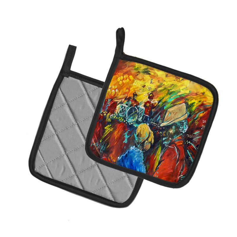 Caroline's Treasures Martin Welch New Artwork Polyester Potholder Set