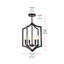 Luminaire suspendu 4 lumières Ayoka-1348470966