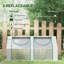 Serre portative 6 pi x 3 pi x 3 pi Outsunny
