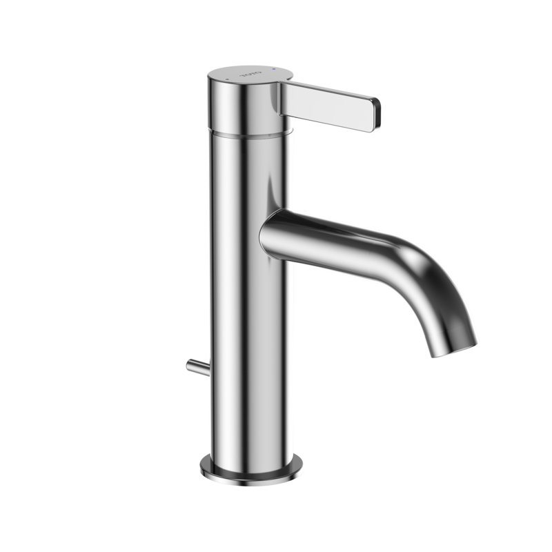 Robinet pour salle de bain à poignée simple TOTO® GF Series 1,2 GPM avec technologie COMFORT GLIDE et ensemble de bonde, chrome poli