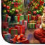 Tapis de vaisselle Fug Pug and Santa Claus