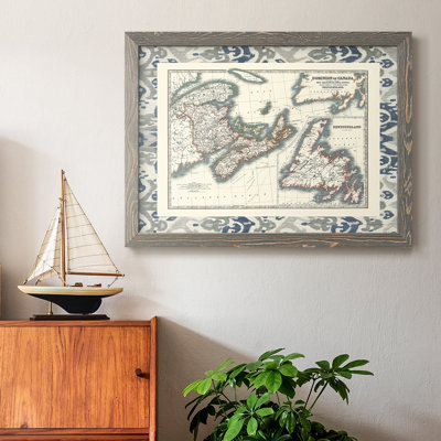 " Bordered Map Of Canada "