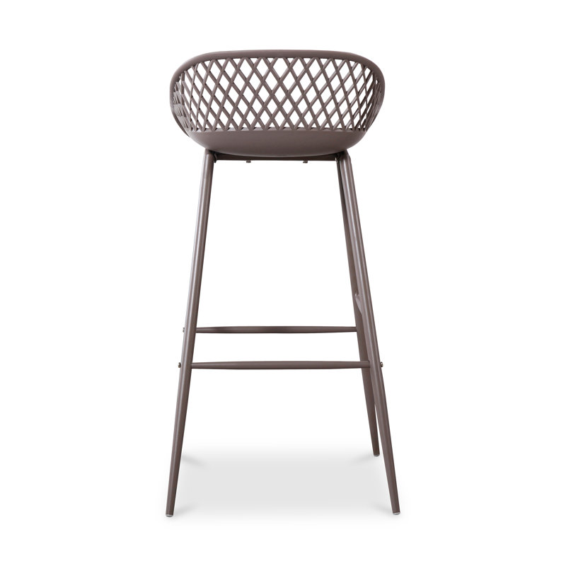 Newark Patio Bar Stool, Taupe, 29"