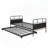 Versatile Metal Daybed with Pull-Out Trundle for Extra Sleeping Space