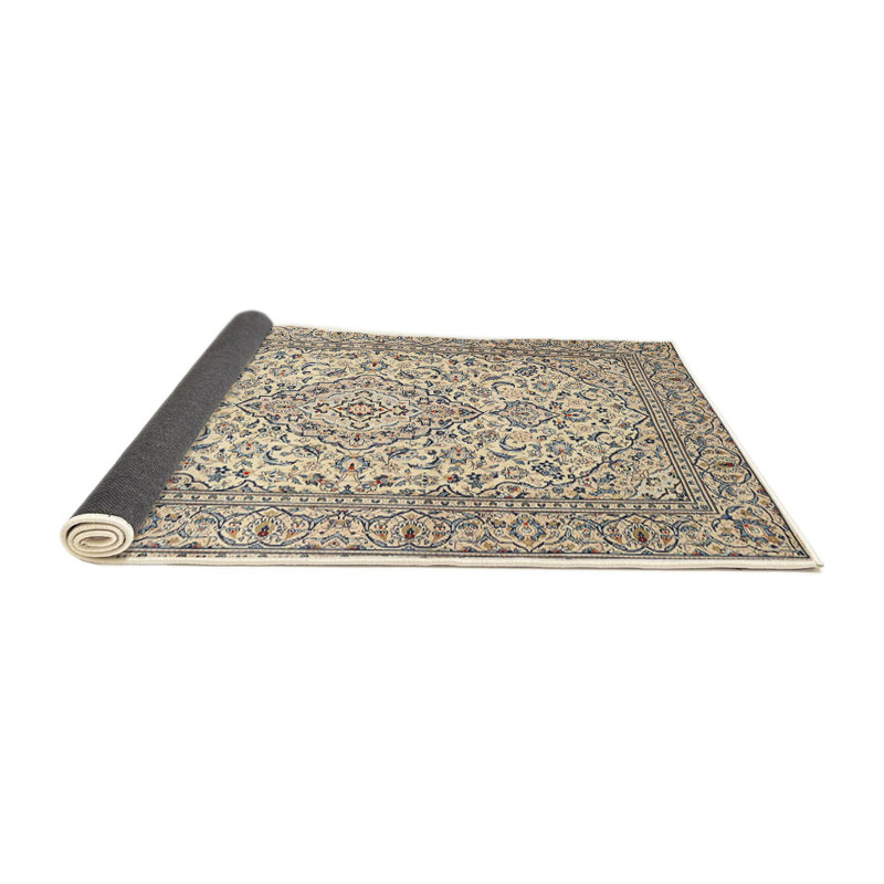 Tapis traditionnel beige / noir Gero, Carré 3 pi