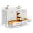 White / Brushed Nickel selected