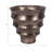 17 Stories 13" Morine Small Silver Metal Vase