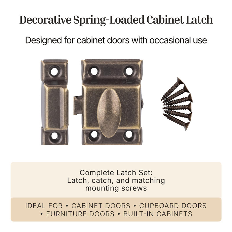 Loquet de porte d'armoire