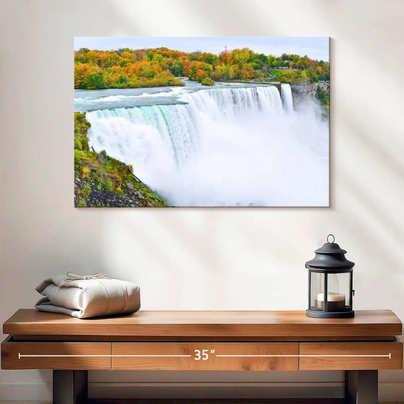 Alvord Autumn At Niagara Falls, 16" H x 24" W