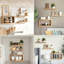 Ensemble de 3 tablettes flottantes murales robustes