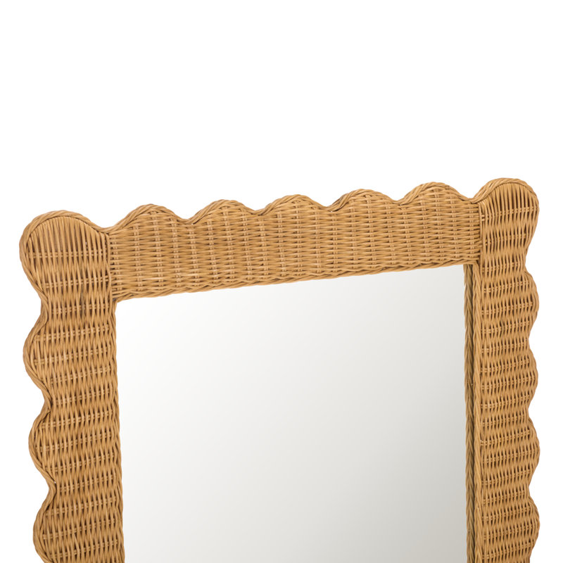 Cleckley Rattan 70 Inch Mirror