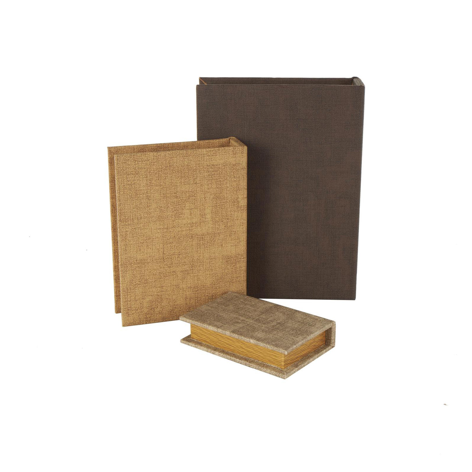 Muriel Cole And Grey Faux Leather Storage Book Box