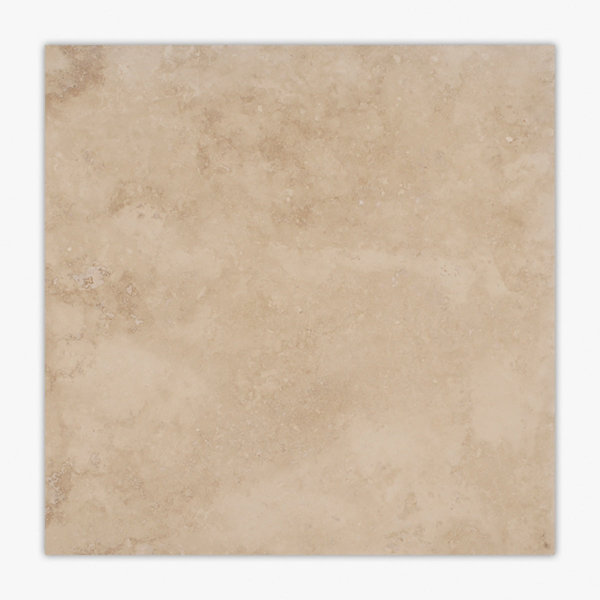 Ivory Honed Filled 18x18 Travertine Tile