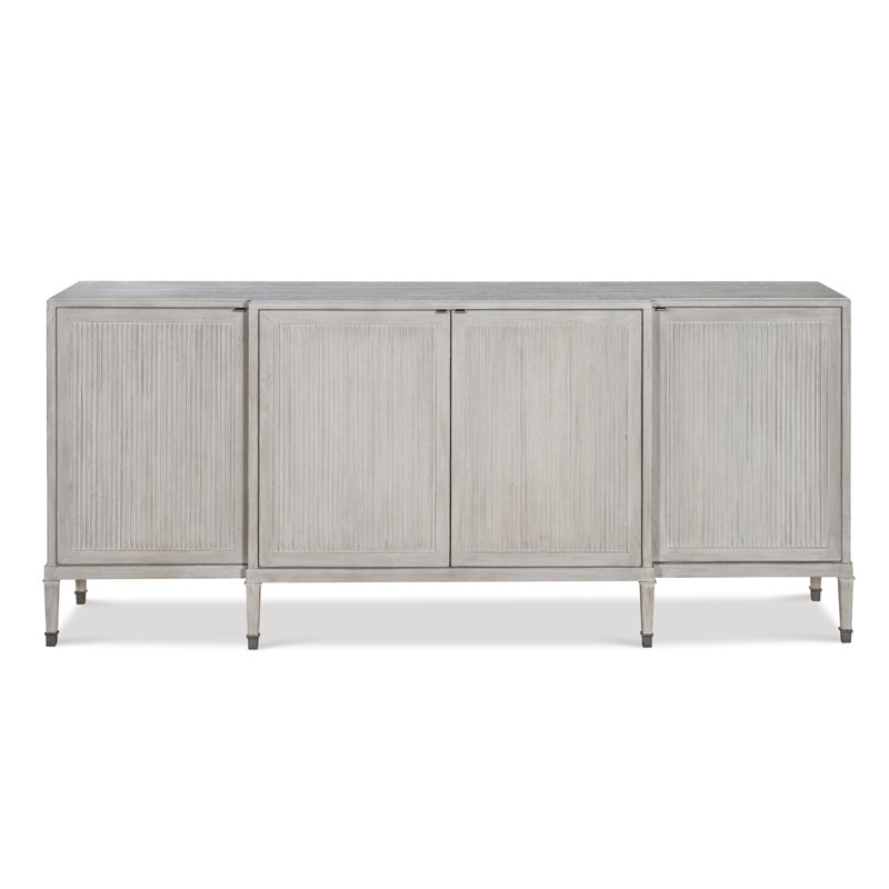 Camden 84'' W Sideboard, White Rustic