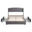 Maggie Upholstered Velvet Drawers Bed-1554548189