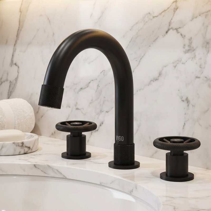 Robinet pour salle de bain Wythe, Noir mat