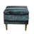 Altes Holz 55cm Wide Square Striped Ottoman with Storage