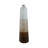 Decorative Boho Glass and Iron Vase with Modern Mixed Material Design and Artistic Metal Accents for Versatile Home Decor Styling-369790366