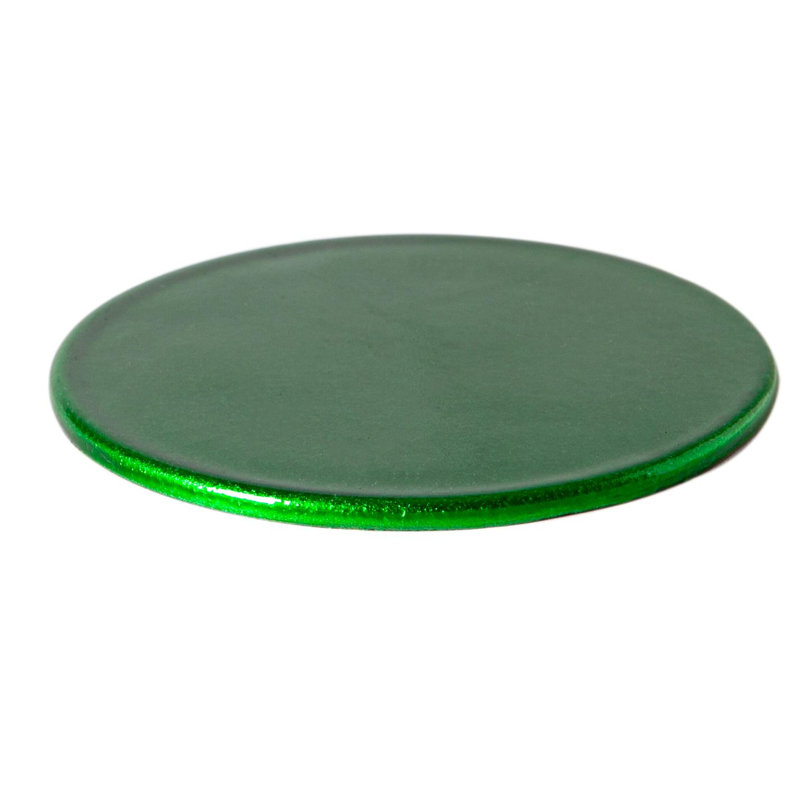 Argon Tableware - Metallic Charger Plates Set - 18 Pieces, Green