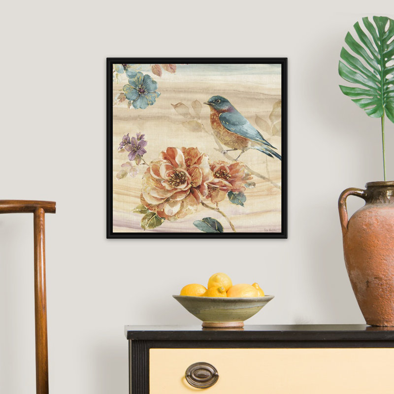 «Spice Nature III» par Lisa Audit - reproduction d'art sur toile, H 22 po x l 22 po x P 1,75 po, Cadre flottant noir