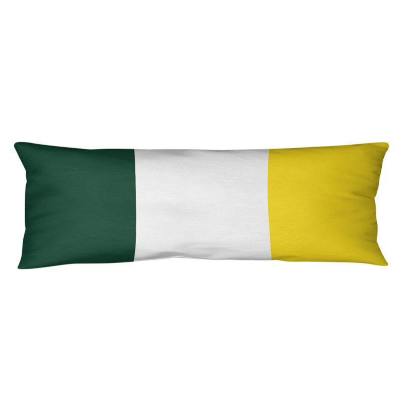 Oreiller de corps en polyester / polyester Arizona Football Stripes, Kentucky , Green/White Middle