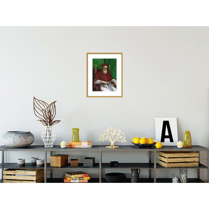 «Pope Julius II» par Raphael, impression giclée sur cadre, H 21,75 po x l 17,53 po