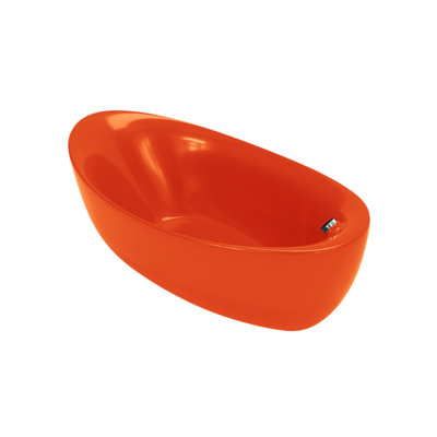 63'' x 31.5'' Freestanding Soaking Acrylic Bathtub