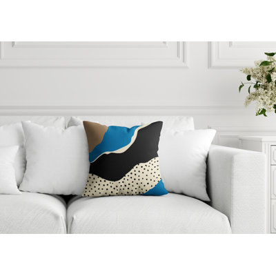 Coussin décoratif intérieur / extérieur en polyester filé Toni