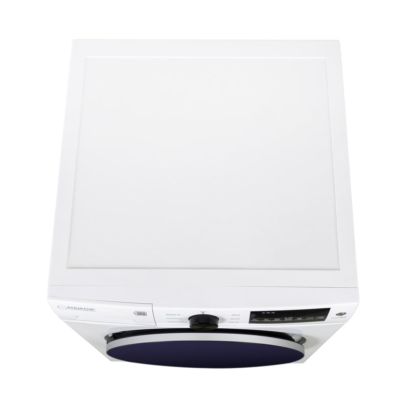 Equator 24" White Front Load Dryer with Moisture Sensing