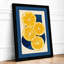 Sliced Oranges Geometric - Framed Print-56406011-56406012