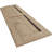 Timberthane Two Equal Flat Panel w/Elliptical Top Shutters-64374817-64374833-64374860