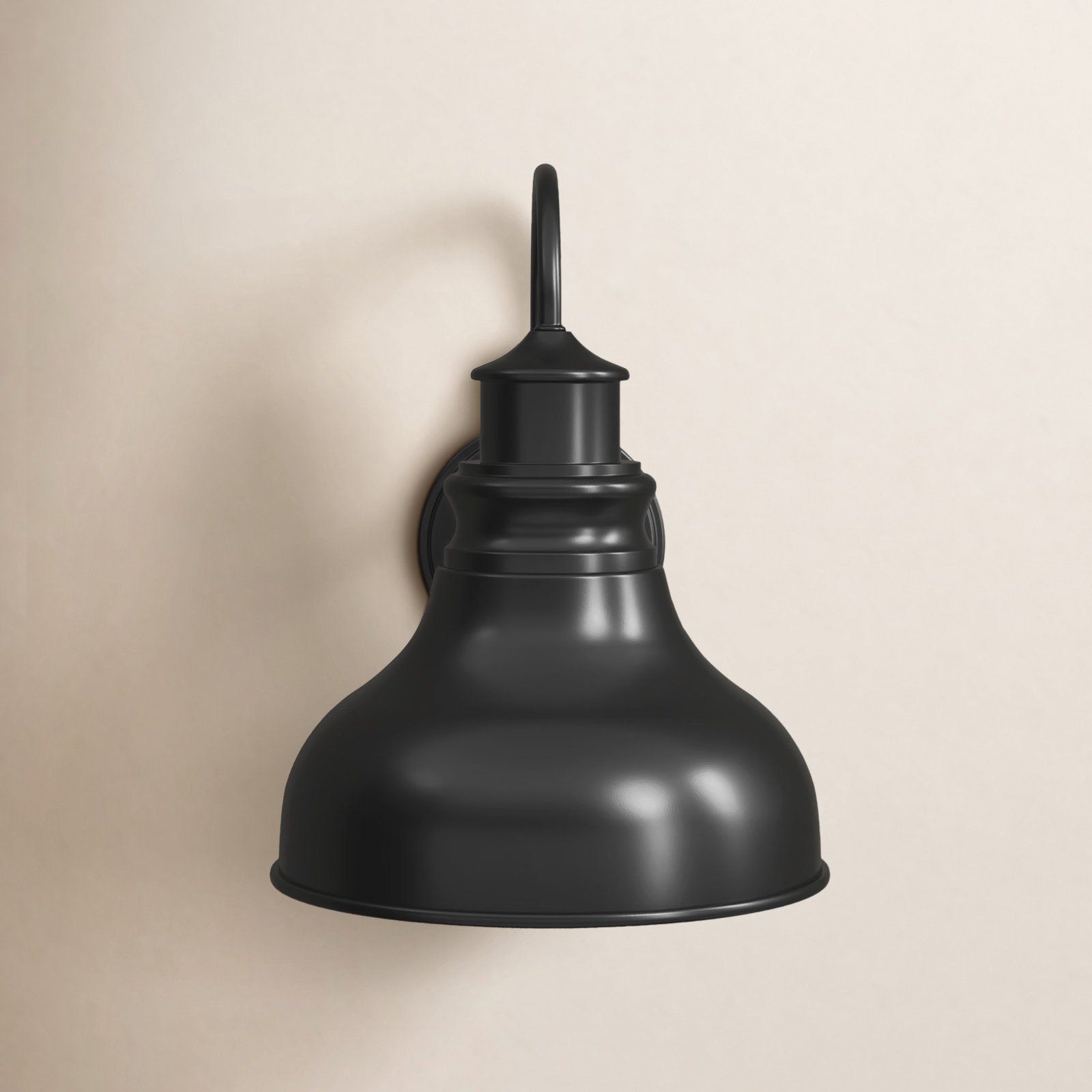 Flavin Outdoor Barn Light, 17" H x 13" W x 15" D