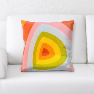 Sharp Colors Throw Pillow