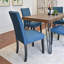 Ensemble de salle à manger 5 pièces, table à manger en épingle à cheveux avec 4 chaises-1589224014