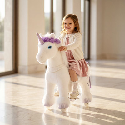 Ride On Unicorn - modèle mauve X