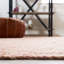 Tapis rose / naturel en laine tissé à la main Jarid-1942729712