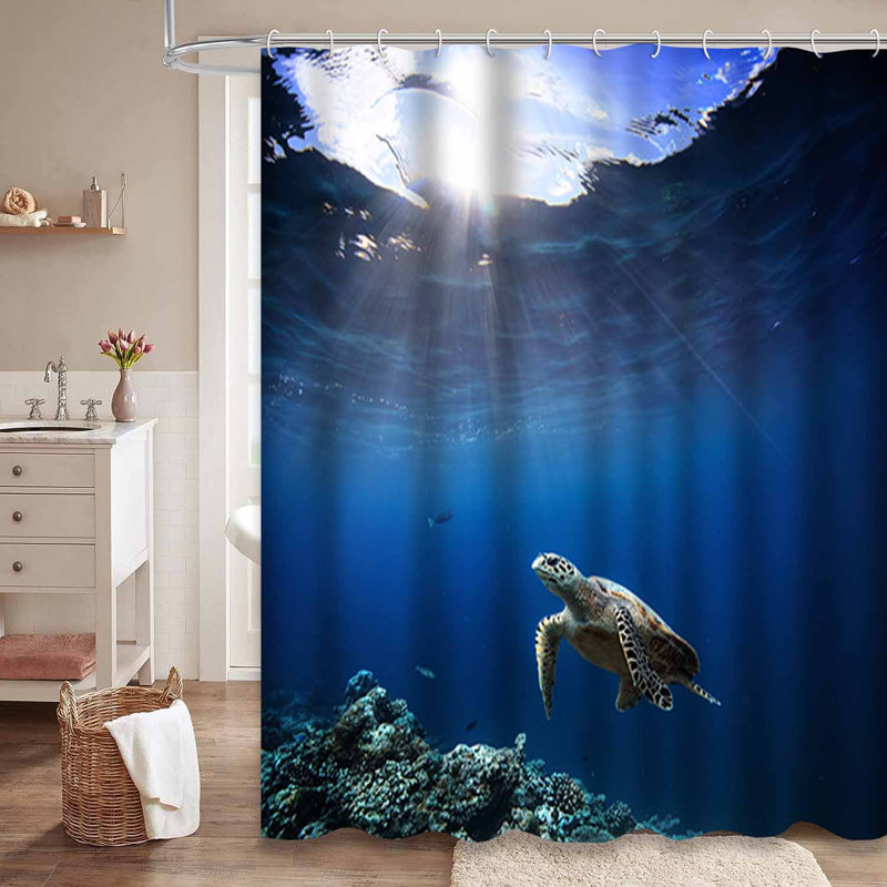 Faune sous-marine avec 12 crochets, L 72 po x l 78 po