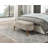 Savarin 42" Modern & Contemporary Corduroy Lift Top Storage Bench with Wire-Brushed Natural Finish-1080341877